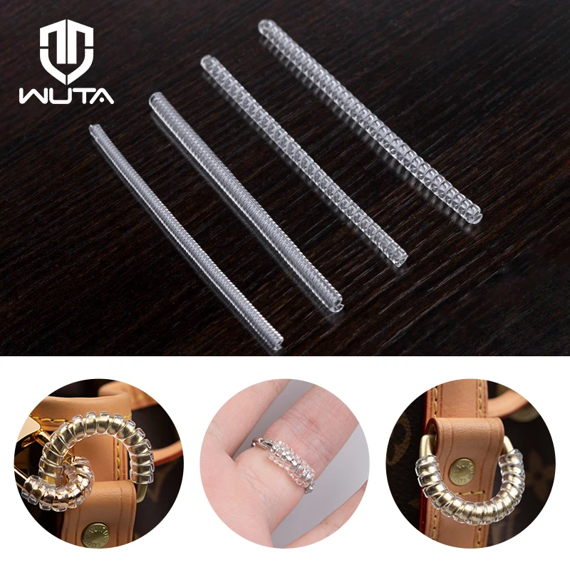 4 PCS Spiral Protection Ring for Bag Hardware Accessories Buckle Anti Abrasion Scratch,Ring Size Adjuster for Loose Ring Jewelry