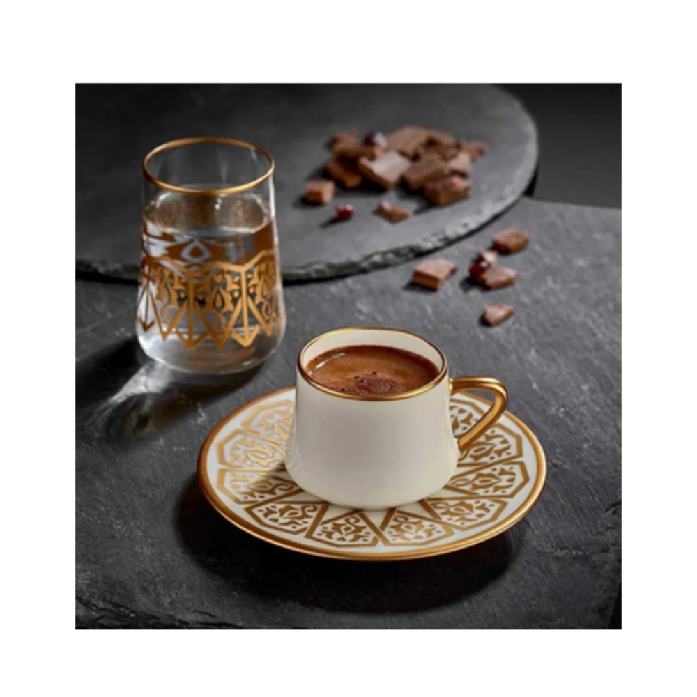 Turkish Coffee 12x6Gr Kurukahveci Mehmet Efendi Sparkling Tasty Drink Roasted Espresso Cappucino Quality Brand Preferred Healthy After Meal Evening