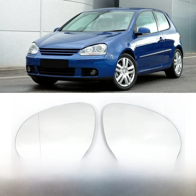 Pour Vw Golf 5 Mk5 2003 - 2008 Jetta Passat B6 2006-2009 gauche droite porte côté chauffant aile miroir verre rétroviseur plaque