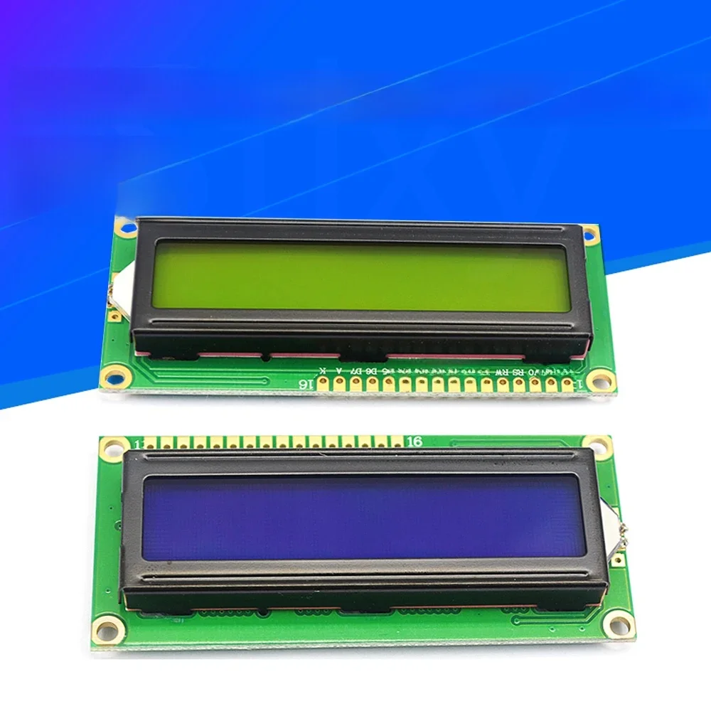 LCD1602 1602 Moduł LCD Niebieski / Żółty Zielony Ekran 16x2 Wyświetlacz LCD PCF8574T PCF8574 IIC I2C Interfejs 5V dla Arduino — zdjęcie 2