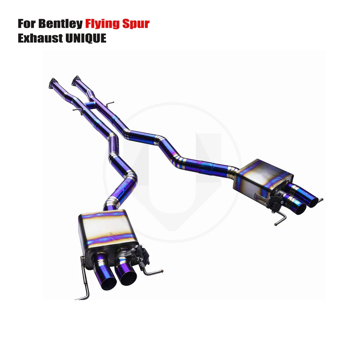 UNIQUE For 2012-2017 Bentley continental GT 4.0T performance valve titanium exhaust system  TC4 titanium alloy exhaust muffler