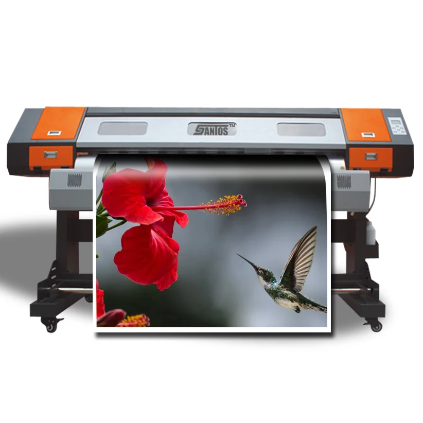 

Виниловый экосольвентный принтер 1,6 м Xp600 I3200E1, гибкий баннер, холст, окно, графическая печатная машина