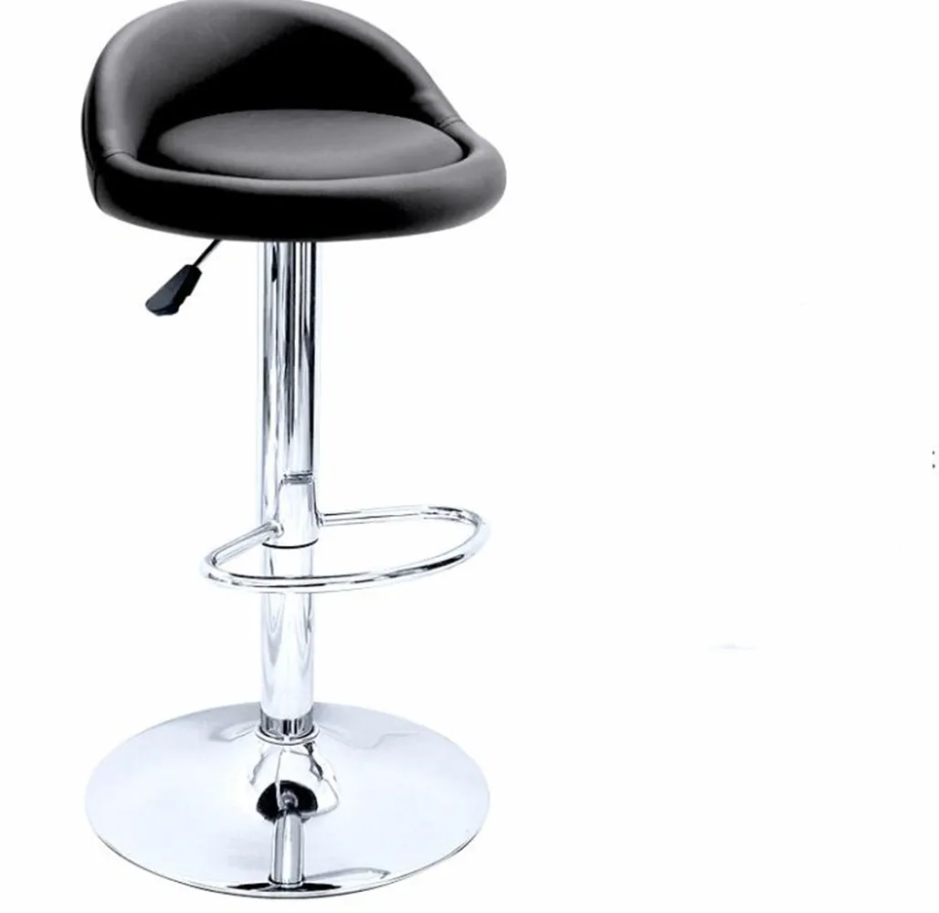 Silla giratoria de Bar alta ajustable, asiento nórdico moderno, elevador de escritorio frontal con taburete alto, respaldo de moda,  silla de Bar con patas de Metal de estilo nordic,sillas de comedor sonbrero