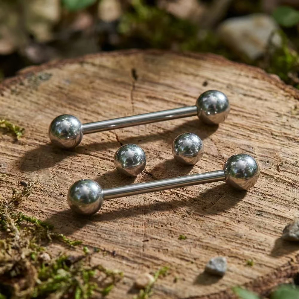 قطعتان/مجموعة من حلقات اللسان - مراجعة Body Jewelry Implants وسعره