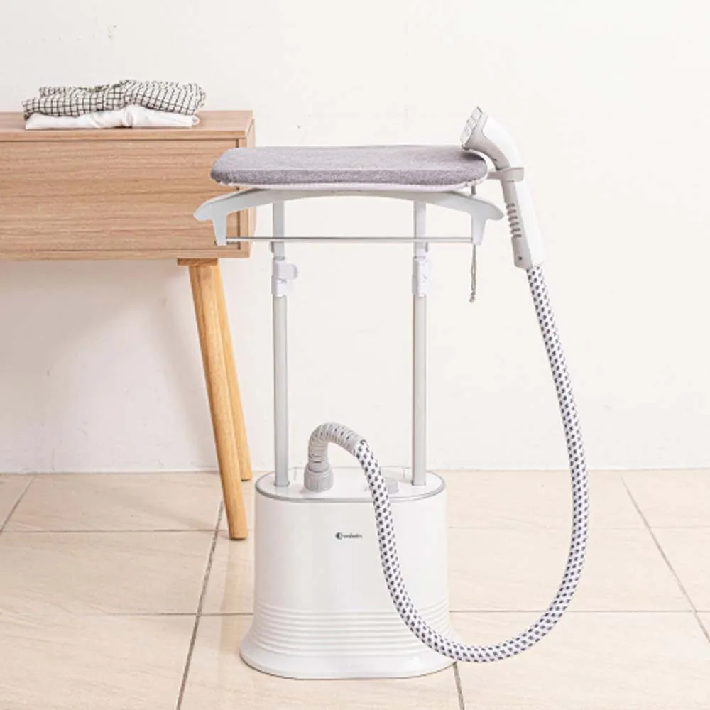 Benheim Stand Steam Iron Kssi-2000 Turbo Steam آلام سعة كبيرة 3 مستويات تعقيم قابل للتعديل الارتفاع يمكن إزالة الروائح الكريهة
