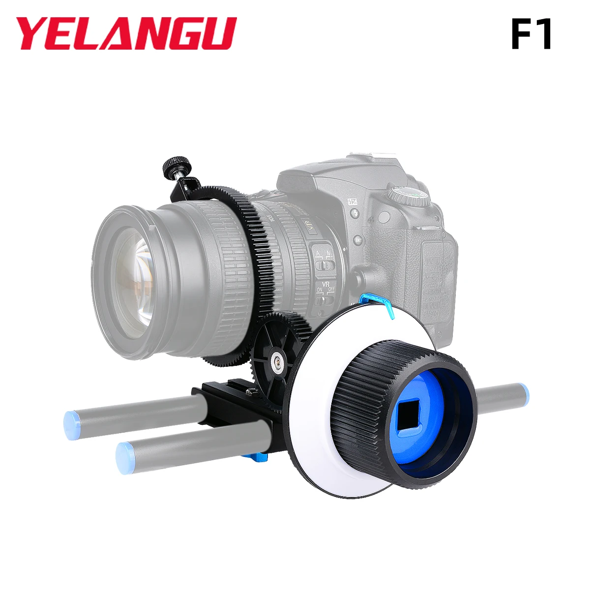 YELANGU Portable Mini Follow Focus F1 Quick Focus Lens Control Fits 52mm-86mm Lens For DSLR Camera Gimbal BMPCC 4K Accessories