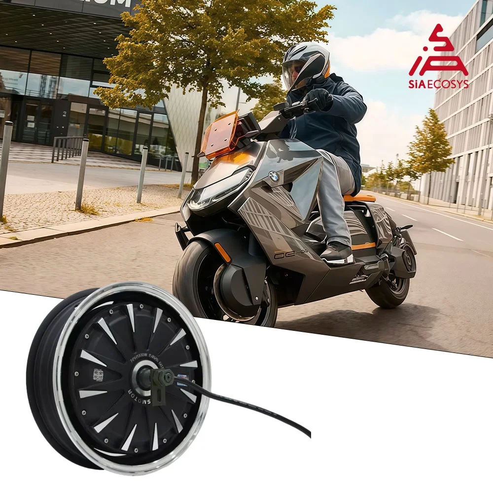 

QS260 13-дюймовый 3000 Вт мощный колесный двигатель BLDC для электрического скутера, мотоцикла QSMotor V1.12, запасная часть