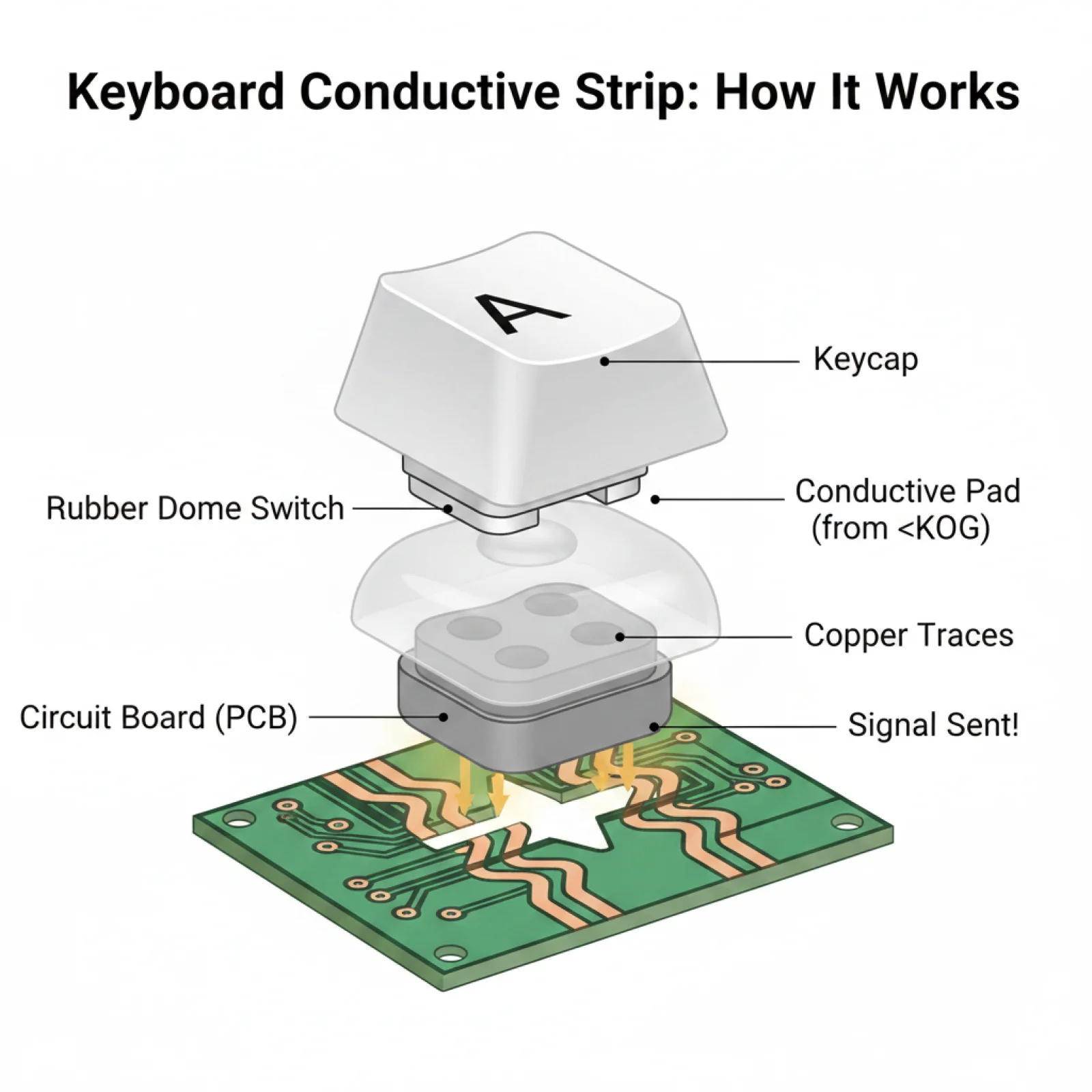 Keyboard Conductive Rubber Strip for PA4X PA800 PA80 PA2X Safety Heat Resistant Silicone Pads Easy Installation Piano Parts