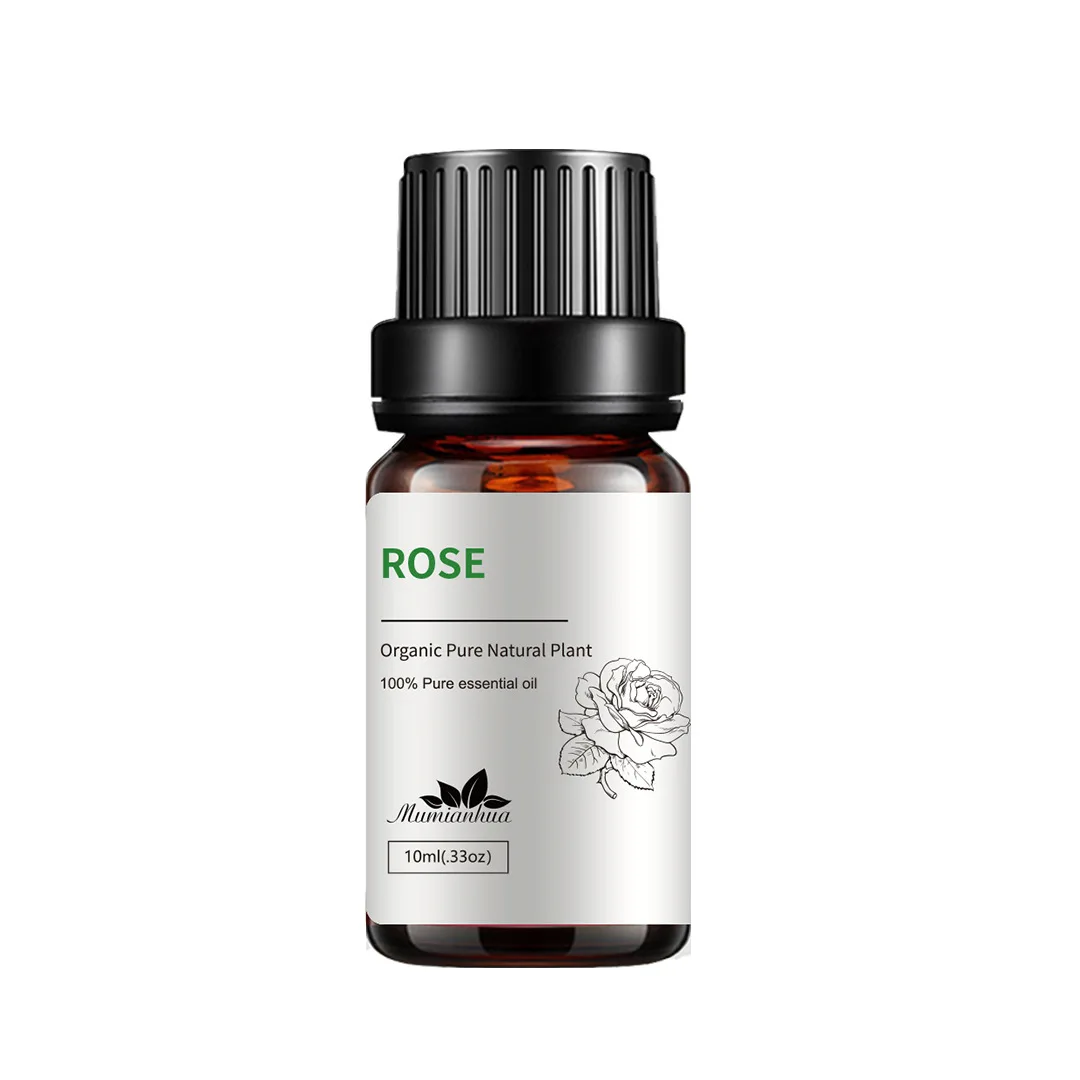 Rose Essential Oil 100% Pure Aromatherapy Oil Rose Oil for Diffuser, Perfumes, Massage, Skin Care - 10ml