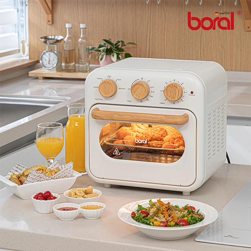 [Boral] Boral the Chef Mechanical Stainless Steel 304 Wood Design Air Fryer Oven 16 L BR-AF155M