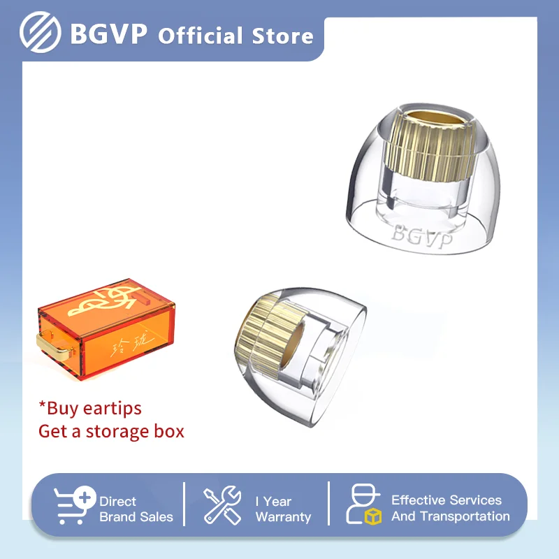 

BGVP Exquisite Silicone Oxygen-free Copper Liquid Headphones Skin-Friendly Material Silicone Earphone Replace Eartip Accessories