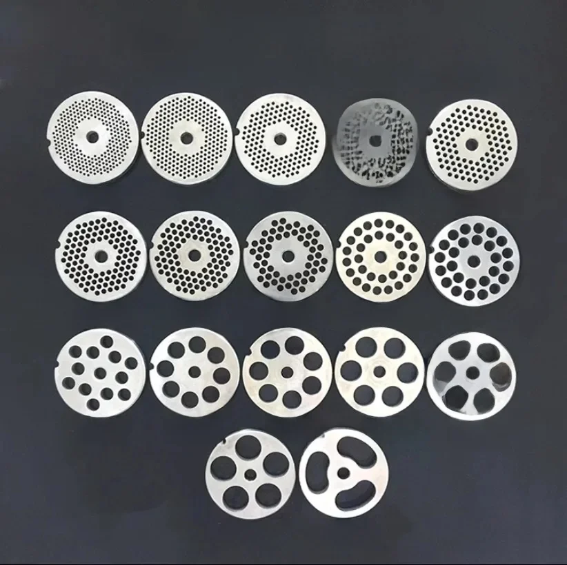 22 # Lame de hachoir à viande lame croisée hachoir à viande plaque de trou 82mm 3CR13 pièces de hachoir à viande magnétique en acier inoxydable 1 pièce