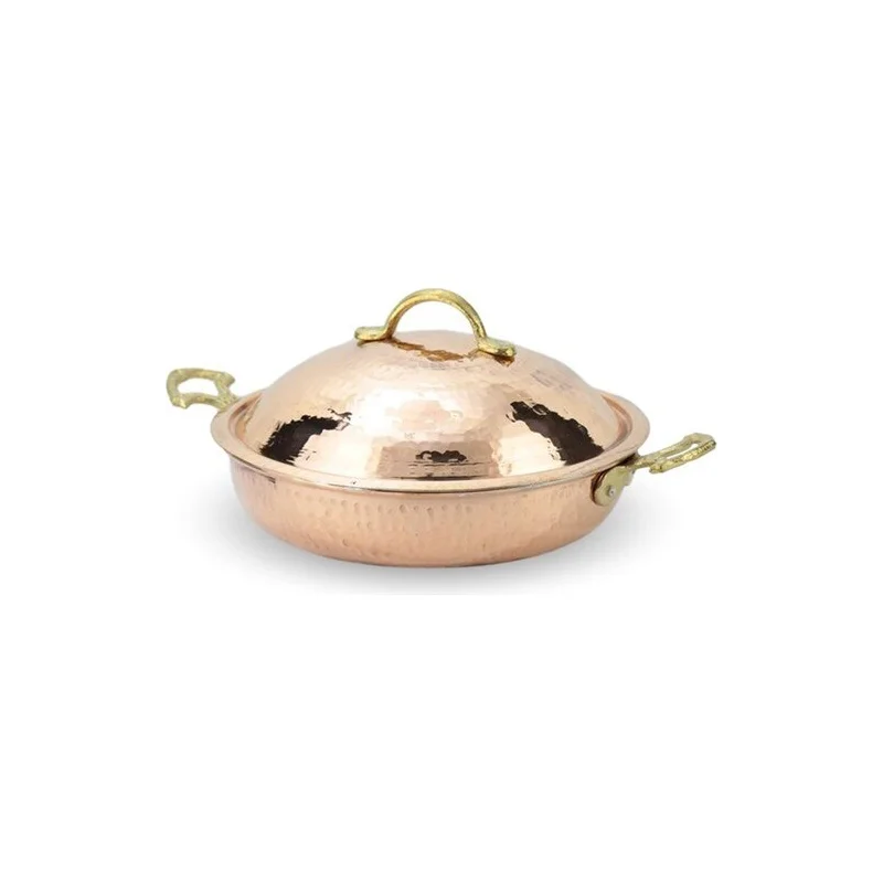 Sonay Coppery With Thick Copper Egg and Kuymak Pan 25 cm