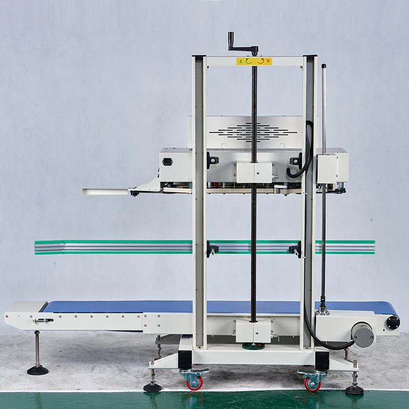 Continuous Band Sealing Machine Automatic Vertical Sealer Heat Sealing Machine For Plastic Bag &Film Seal Packing Machine