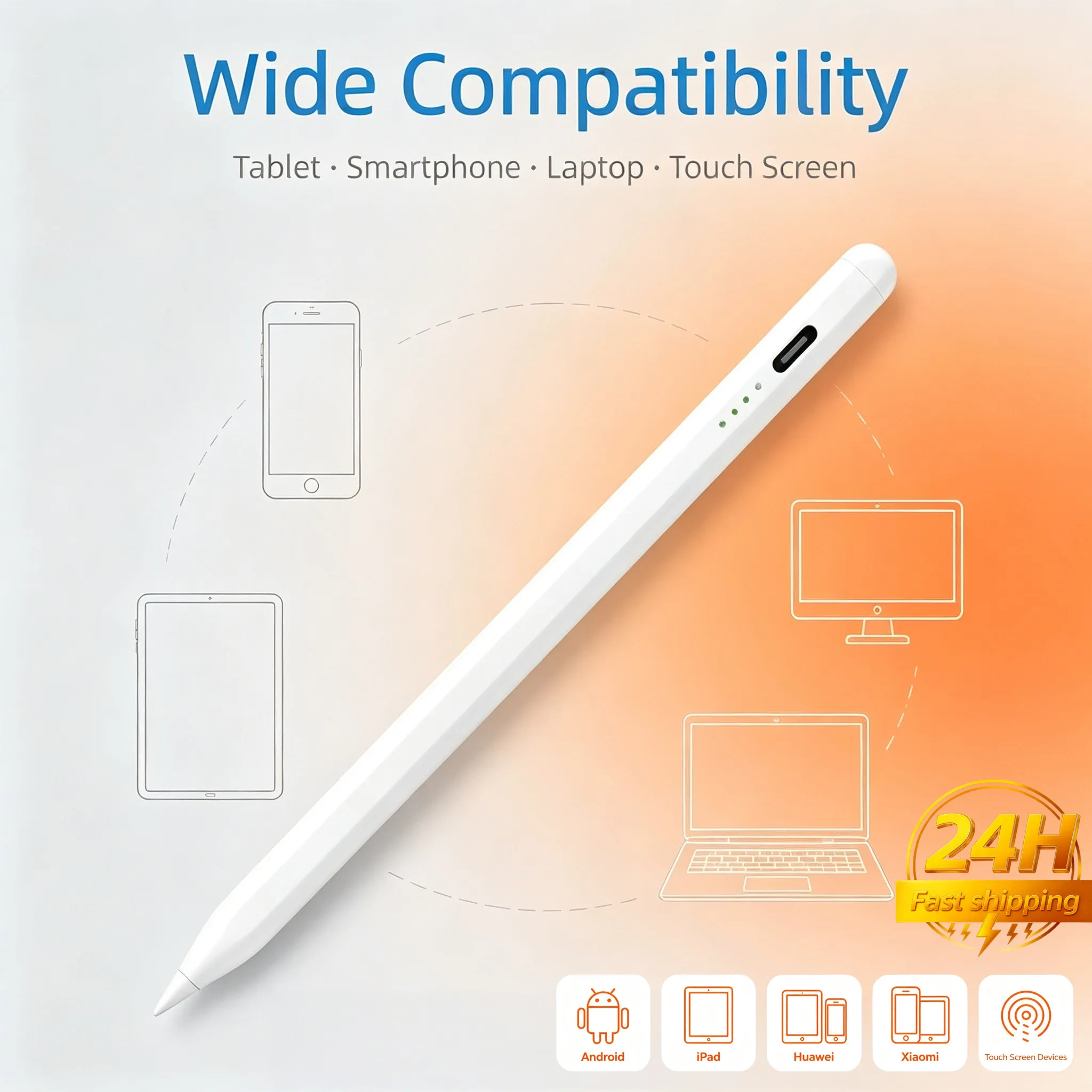 Graphene Antenna Stylus Pen for Android Windows Mobile Phone/tablet Capacitive Touchscreen Pen for Xiaomi Lenovo Samsung Huawei