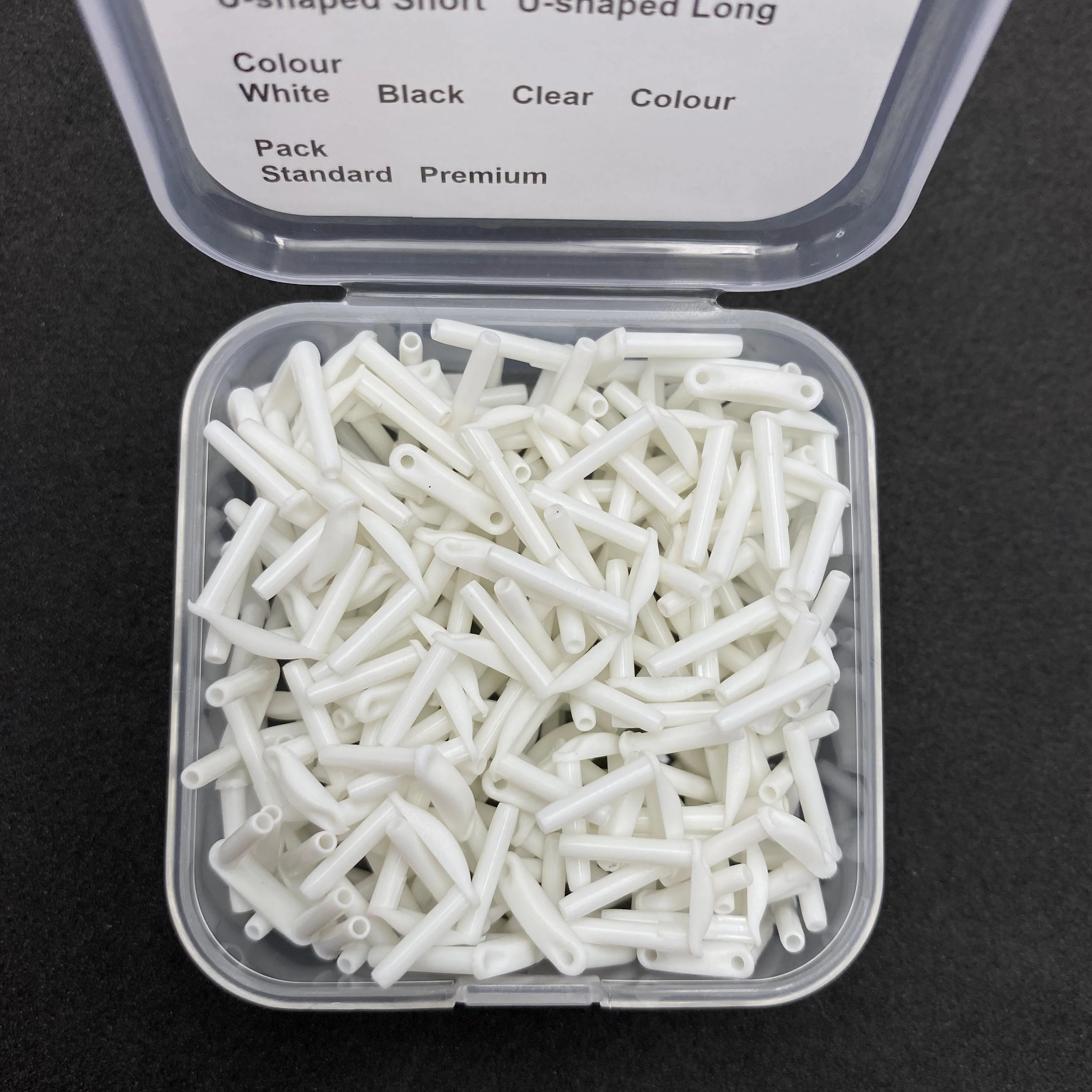 

U-образные втулки и люверсы для ракетки для бадминтона / черный / прозрачный / белый пакет