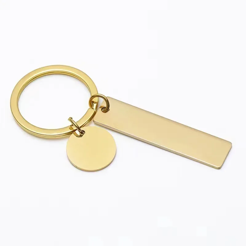 10 Stück Polierbare Edelstahl-Rechteck- und Rundrohlinge für Haustier-ID-Hundemarken, Schlüsselanhänger, Schmuckherstellung, DIY-Schlüsselring, Schmuck, Hundename-Tag – Detail 4