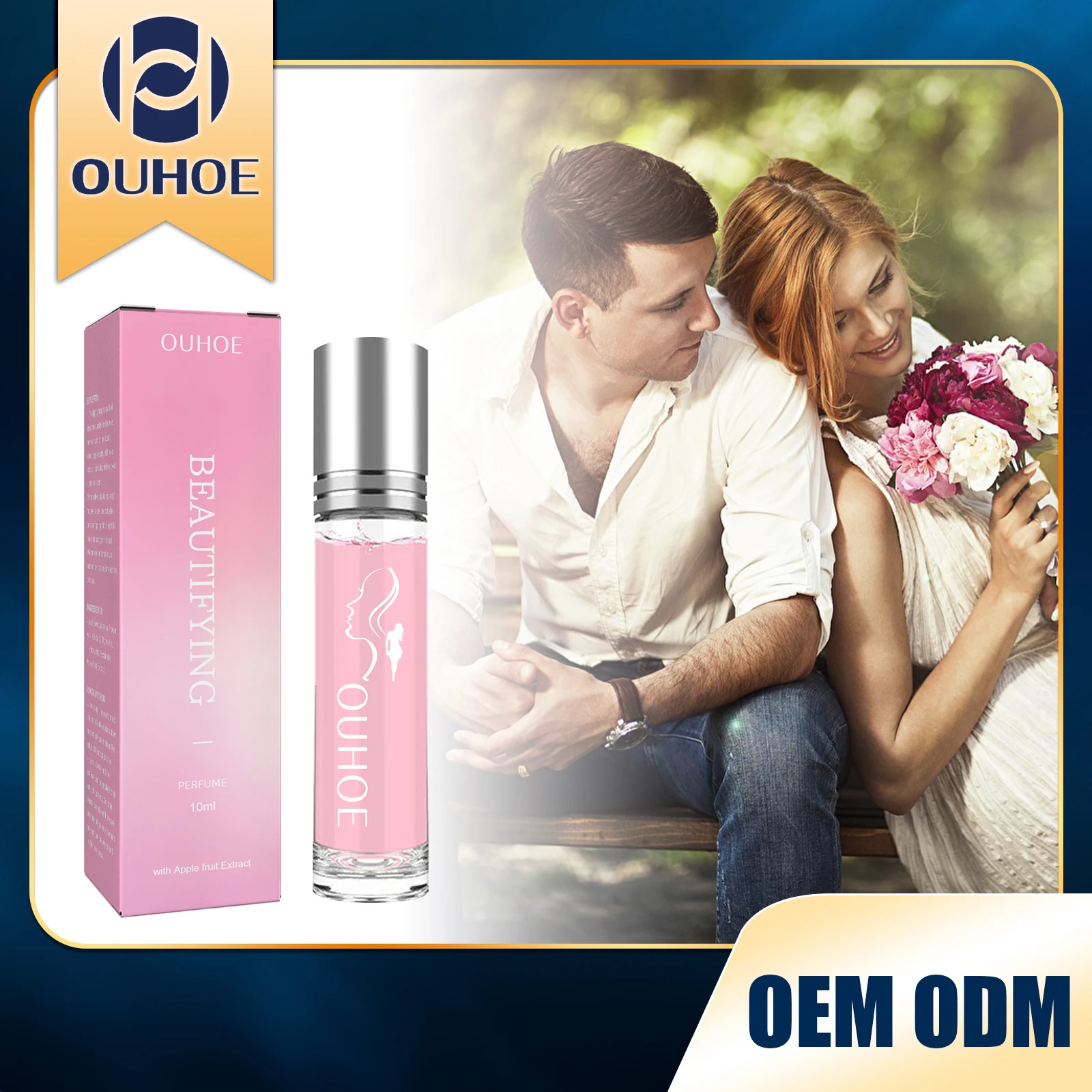 OUHOE 10ml Perfume Ball Lovers Portable Long Lasting Fragrance Refreshing Fresh Elegant Date Perfume