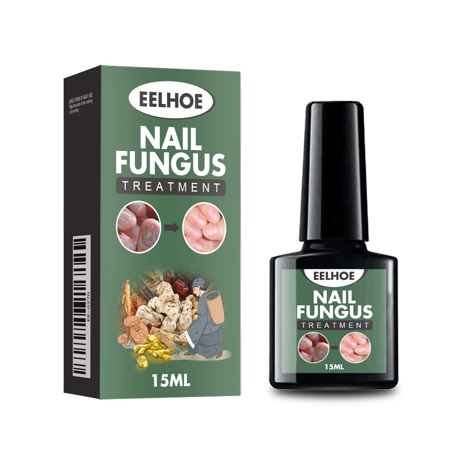 爪の修復液は手足の爪を厚くし、柔らかく脆い爪を強化し、爪を改善し、健康な爪を復元し、美爪ケアを行います。