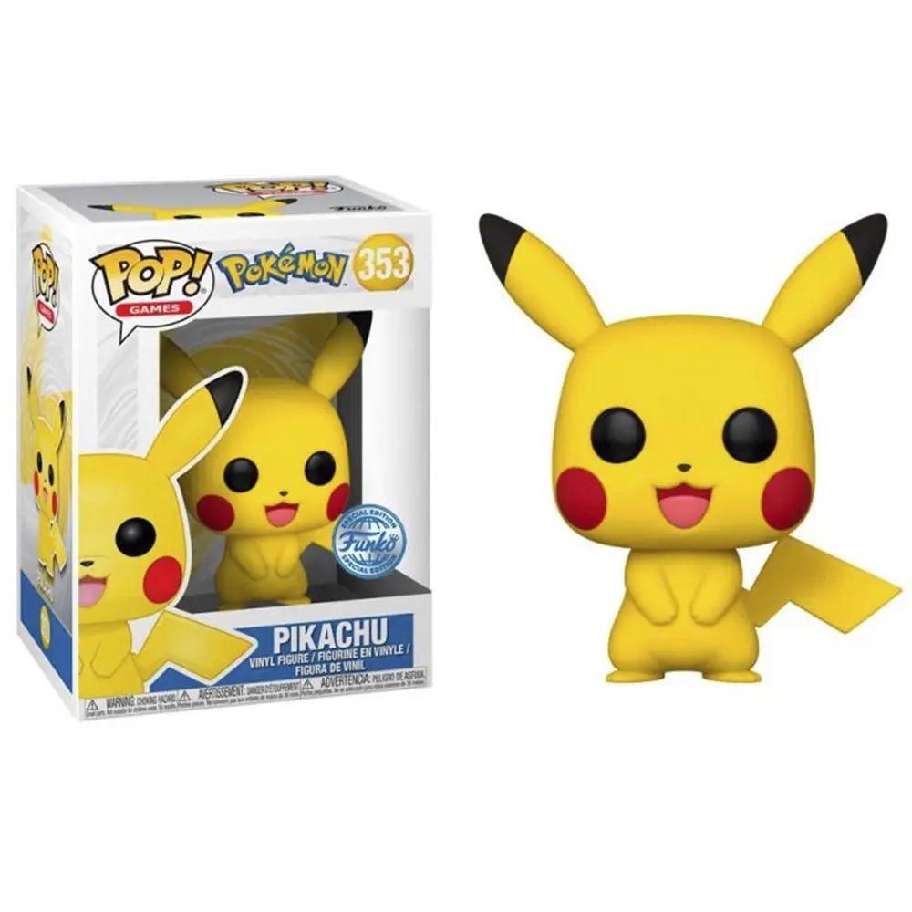 Funko Pop! Pokemon - Pikachu 31528 Reference Number 353 original Toys Boys Girls Gifts Collector Figures Dolls Shop With Box New Man Woman Official License