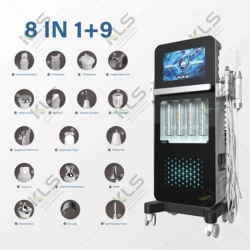 Ultifunction Hydro Dermabrasion Aqua Peeling Ultrasound Facial Care Oxygen Injection Skin Rejuvenation Whiting Beauty Machine