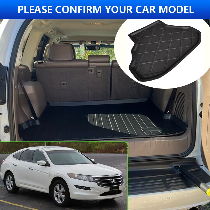 For Honda Accord Crosstour EX-L 2010~2015 2012 2013 2014 Car Rear Trunk Protector Pads Waterproof Anti-Fouling Mat Accessories