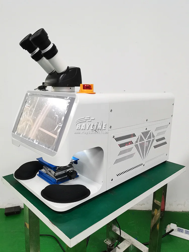 200W Jewelry Welding Machine Micro MINI Laser Soldering YAG Laser 13.6inch Touch Screen Control For Gold Silver Watch Dental