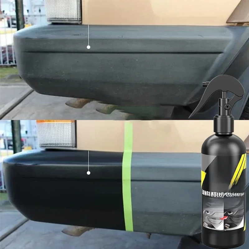 Auto Plastic Restorer Coating Agent Auto Plastic Rubber Exterieur Reparatie Schoon Vernieuwen Restauratie Middel Zwarte Glans Afdichting Fleuren - afbeelding 2
