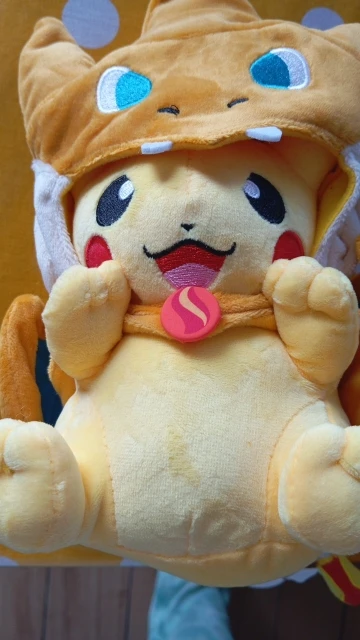 Cos Eevee Pikachu Cosplay Plush Toys Pikachu Peluche Lucario Stuffed Animal Doll Collectible Gift Cartoon Plushies Cute 20CM photo review