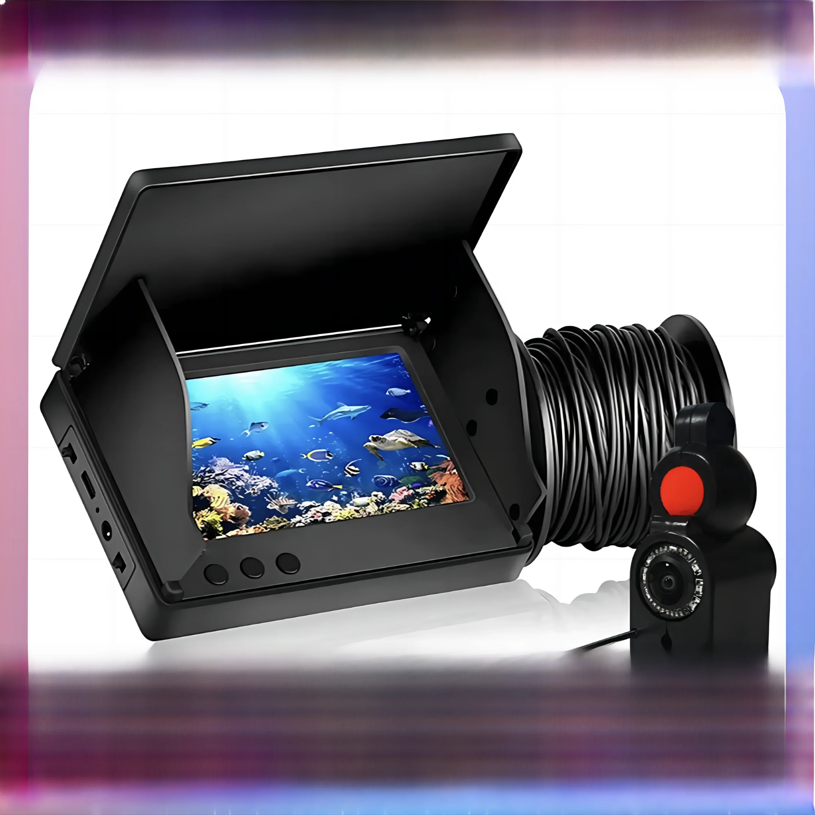 Draagbare visdieptezoeker Water Handheld 1080P 4,3 inch LCD Fishfinder onderwater 220 °   Viscamera met nachtzicht - afbeelding 2