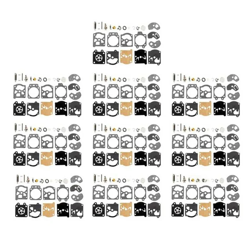 Kit de réparation de carburateur pour Walbro WA WT série K10-WAT RH, 10 lots