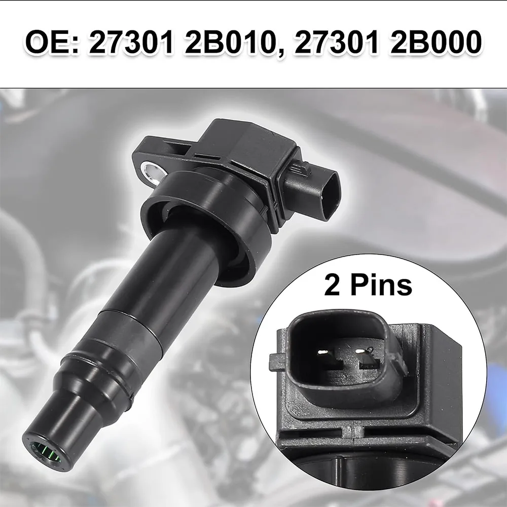 4PCS 27301-2B010 273012B010 New Ignition Coil For Hyundai Accent 2012-2017 Veloster 1.6L-L4 Kia Rio Soul 2012-2019 UF-636 UF636