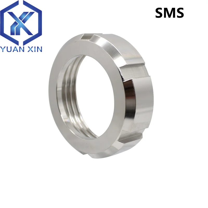 SMS round thread nut union sanitary SMS union nut union