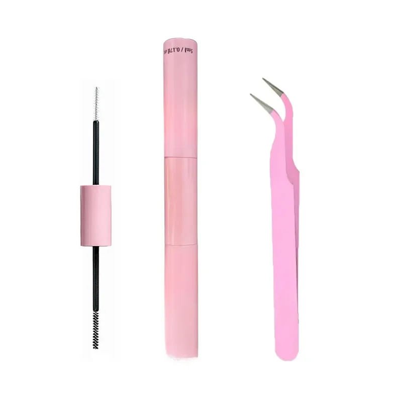 Lash Bond and Seal 10ml Individual Lashes Glue and Seal Super Strong Hold Lash Extension and Lash Glue Remover 5ml Tweezers Kit — zdjęcie 2