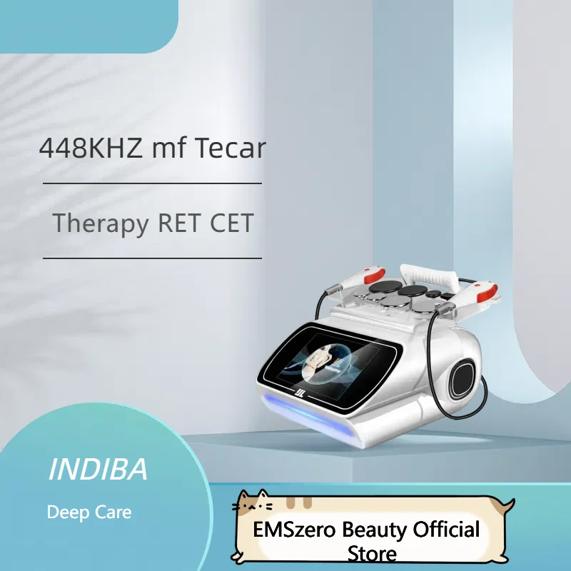 

New INDIBA Deep Care 448KHZ RF Tecar Therapy RET CET 2024 Warm Permeation Technology For Pain Relief Skin Tightness Enhancement