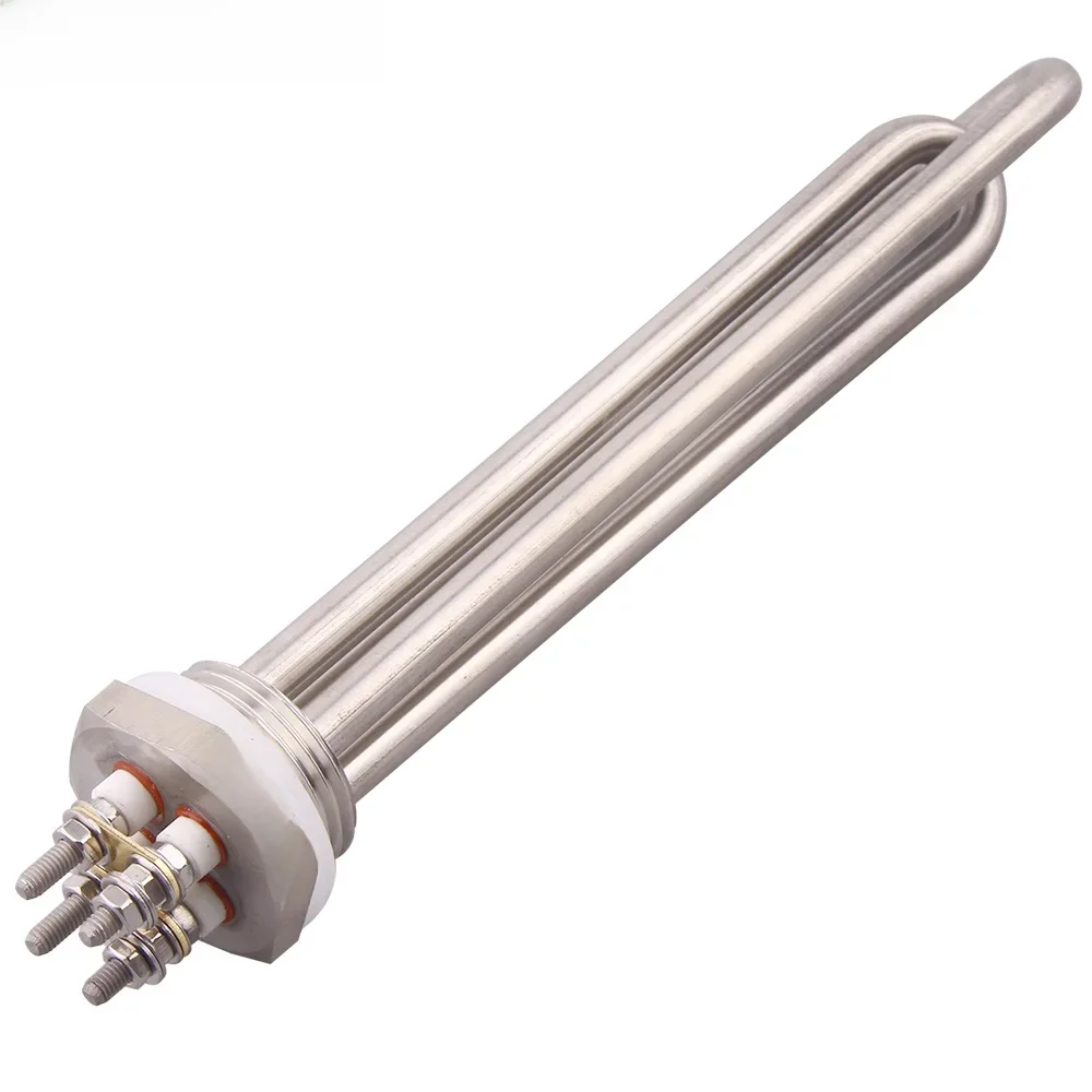 Heizelement 12V 24V 36V 48V 300W 600W Sus304 dn25 DC Tauch wasser Solar/Elektro-Rohr heizung