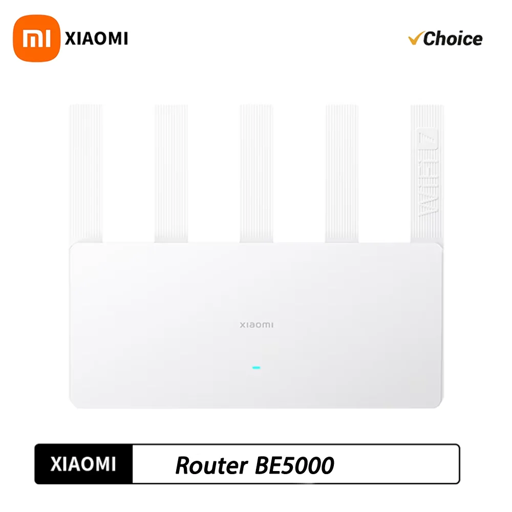 NEW Xiaomi Router BE5000 Wi-Fi7 2.4/5GHz Dual-Frequency Mesh 2.5G High-Speed Network Port IPTV OFDMA Signal Amplifier Mi Home CN
