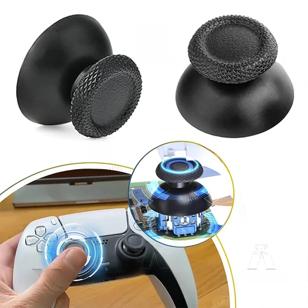 PS5 Controller Thumbstick Premium Ersatzteile Anti-Verschleiß Rutschfestes ABS + Gummi Joystick Analog Stick Langlebiges Zubehör