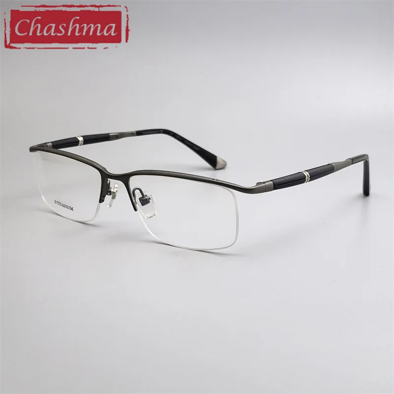 Chashma Prescription Glasses Men Pure Titanium Top Quality Eyeglasses Frames Optical Women Eyewear for Recipe Lenses Spectacles