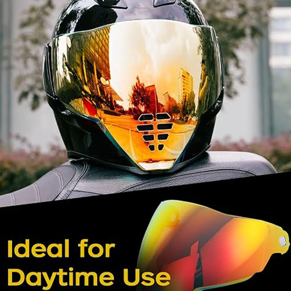 1pc High quality For ICON Airflite IC06 Face Shiled Lens Uv Protected Moto Motorcycle Helmet Accessories