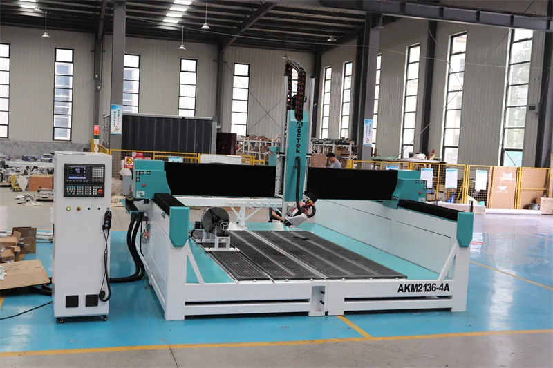 Spindle Rotate 180 Woodworking Machines Wood Cnc Router 4 Axis 2136 Heavy Duty Structure 4D Engraving and Cutting Machines