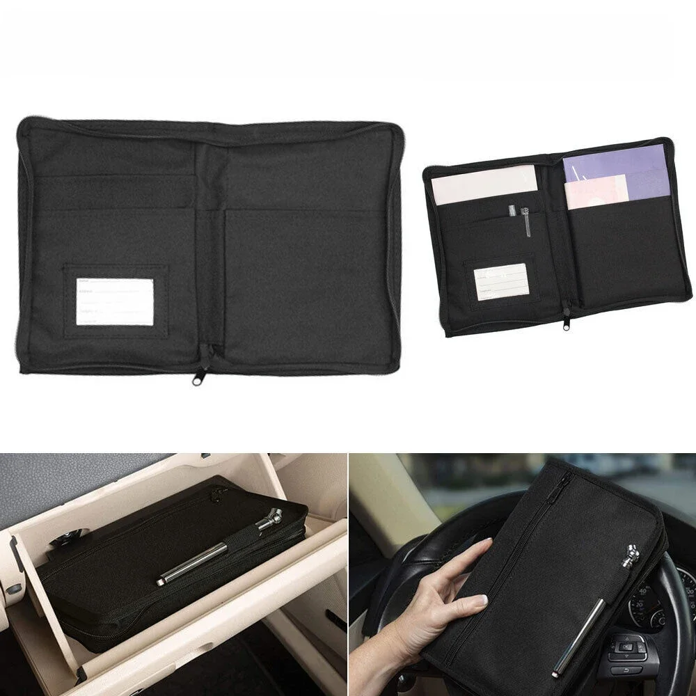 Sac de Rangement Universel Multi-Poches pour Voiture, Boîte d'isotBox, Manuels, Documents, Support d'Évaluation, Produits d'NikAutomobile, 24x18x2cm