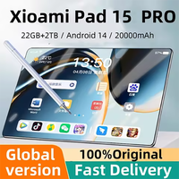 2025 New Xioami Pad 15 Pro Tablet Android13 Snapdragon870 11Inch HD 22GB+2TB 20000mAh 5G Dual SIM Bluetooth WiFi GPS Tablet