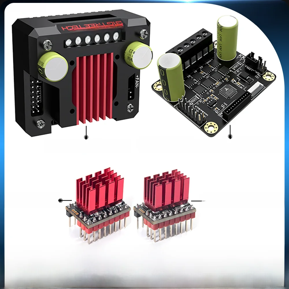BIGTREETECH TMC5160T TMC5160T Pro TMC5160T PLUS Schrittmotortreiber Mute Stepstick Driver Vs TMC2209 für Octopus Pro SKR V1.4