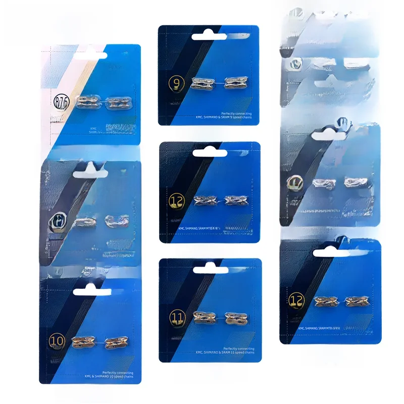 AliExpress KMC 2 Pairs Bicycle Chain Missing Link 6/7/8/9/10/11/12 Speed Bicycles Reusable Chain Magic Clasp