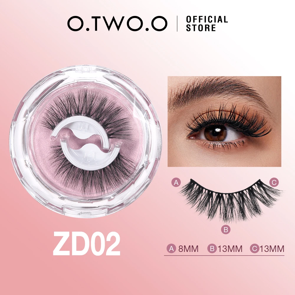 O.TWO.O Reusable Self-adhesive False Eyelashes 3D Lashes Eyelash Extension 3 Seconds to Wear No Glue Needed Lashe Extension