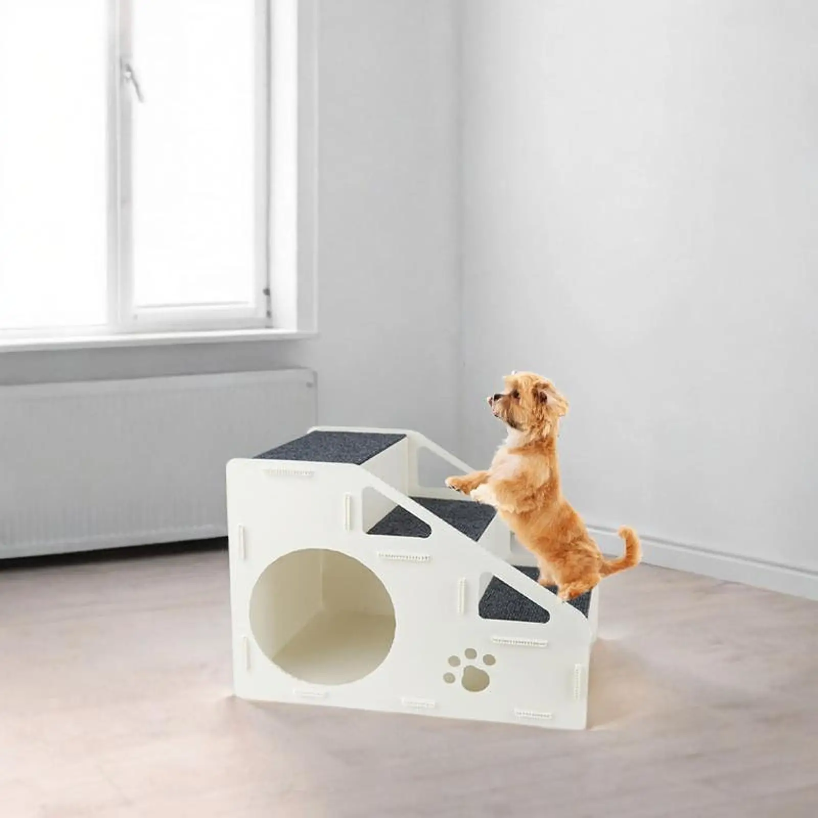 Dog Stair Ladder Pet Supplies Anti Slip Dog Step Dog Climbing Ladder Dog Ramp Ladder for Cars Bed Older Cats Small Dogs Kitten