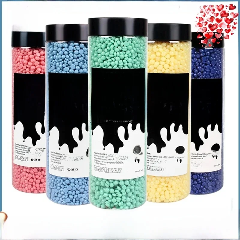 Feuilles de cire dure 200g/400g, Film chaud, perles de cire brésiliennes déilatées indolores pour Machine à cirer pour épilation du visage et du corps du Bikini