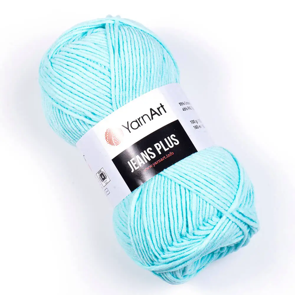 YarnArt Jeans Plus Cotton Yarn - 44 Color Options - 160 Meters(100gr) - Polyacrylic - Amigurumi Toy, Hat - Scarf - T-shirt - Cardigan - Sweater -