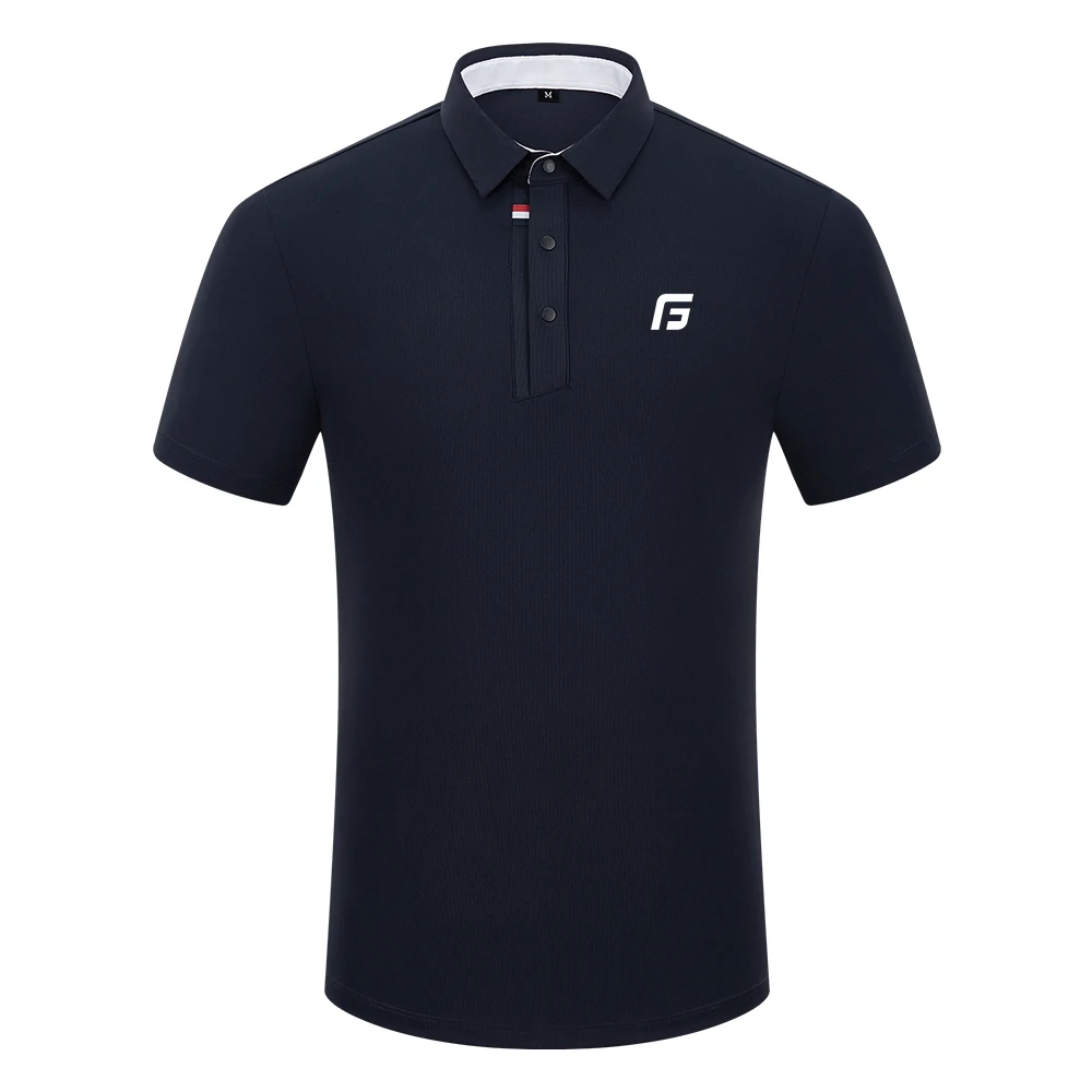 Golfist Golf T-shirt for Men Short Sleeves Polo Shirt Quick Dry Breathable Comfort Leisure Sportswear